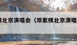 邓紫棋北京演唱会（邓紫棋北京演唱会2025）