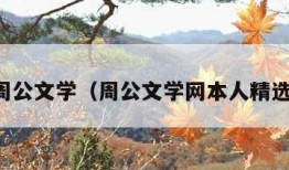 周公文学（周公文学网本人精选）