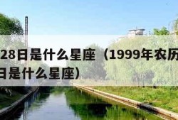 8月28日是什么星座（1999年农历8月28日是什么星座）