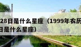 8月28日是什么星座（1999年农历8月28日是什么星座）