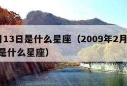 2月13日是什么星座（2009年2月13日是什么星座）