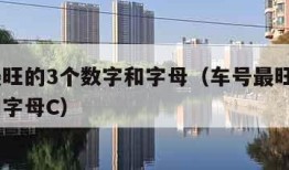 车号最旺的3个数字和字母（车号最旺的3个数字和字母C）