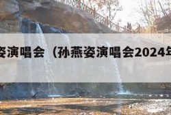 孙燕姿演唱会（孙燕姿演唱会2024年时间表）