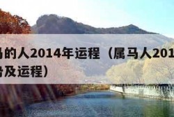 属马的人2014年运程（属马人2014年运势及运程）