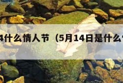 5.14什么情人节（5月14日是什么情人节）