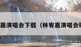 林宥嘉演唱会下载（林宥嘉演唱会歌单）