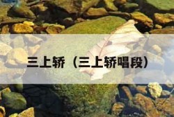 三上轿（三上轿唱段）