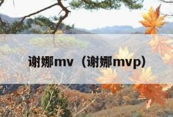 谢娜mv（谢娜mvp）